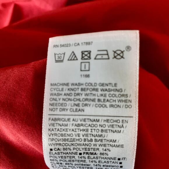 Athleta Savannah Jumpsuit in Red/ Orange Size 14 Style #798378 - Picture 9 of 9